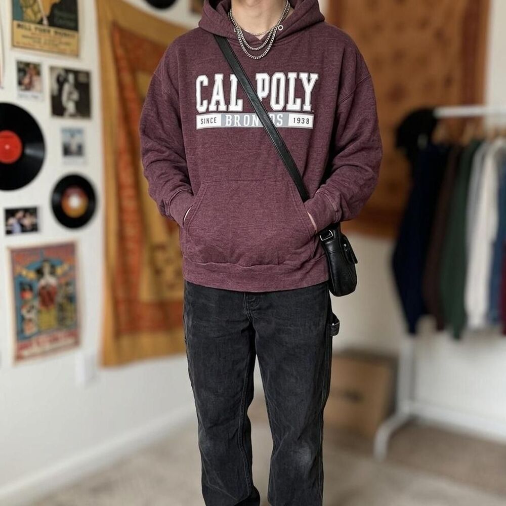 Burgundy Cal Poly Pomona Hoodie